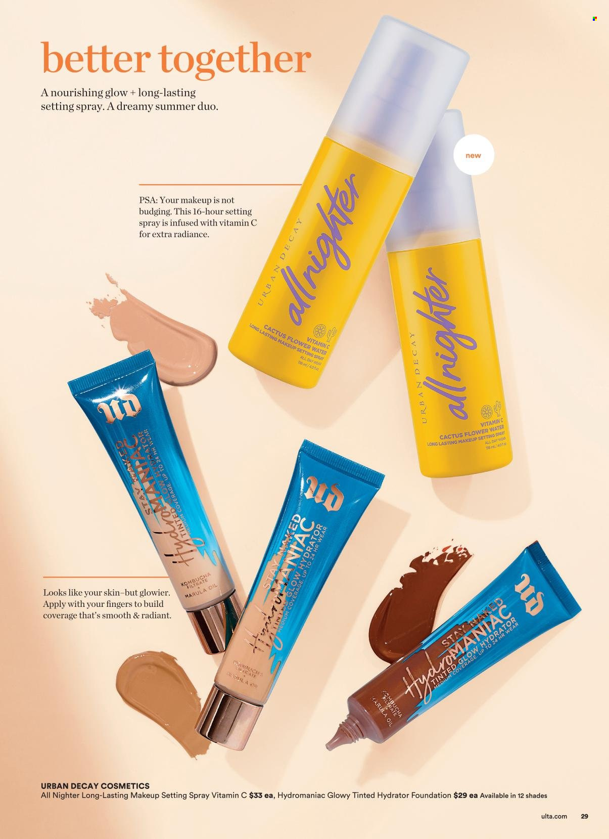 thumbnail - Ulta Beauty Flyer - 05/08/2022 - 05/28/2022 - Sales products - makeup, shades, setting spray. Page 29.