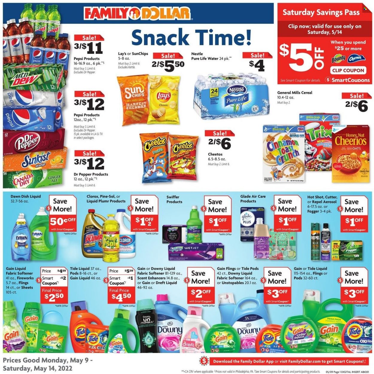 Family Dollar ad - 05/09/2022 - 05/14/2022. Page 1