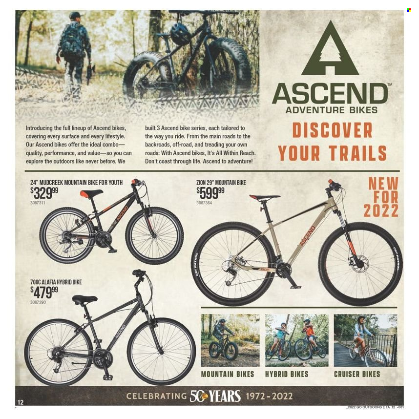 thumbnail - Bass Pro Shops Flyer - 05/12/2022 - 06/01/2022 - Sales products - mountain bike. Page 13.