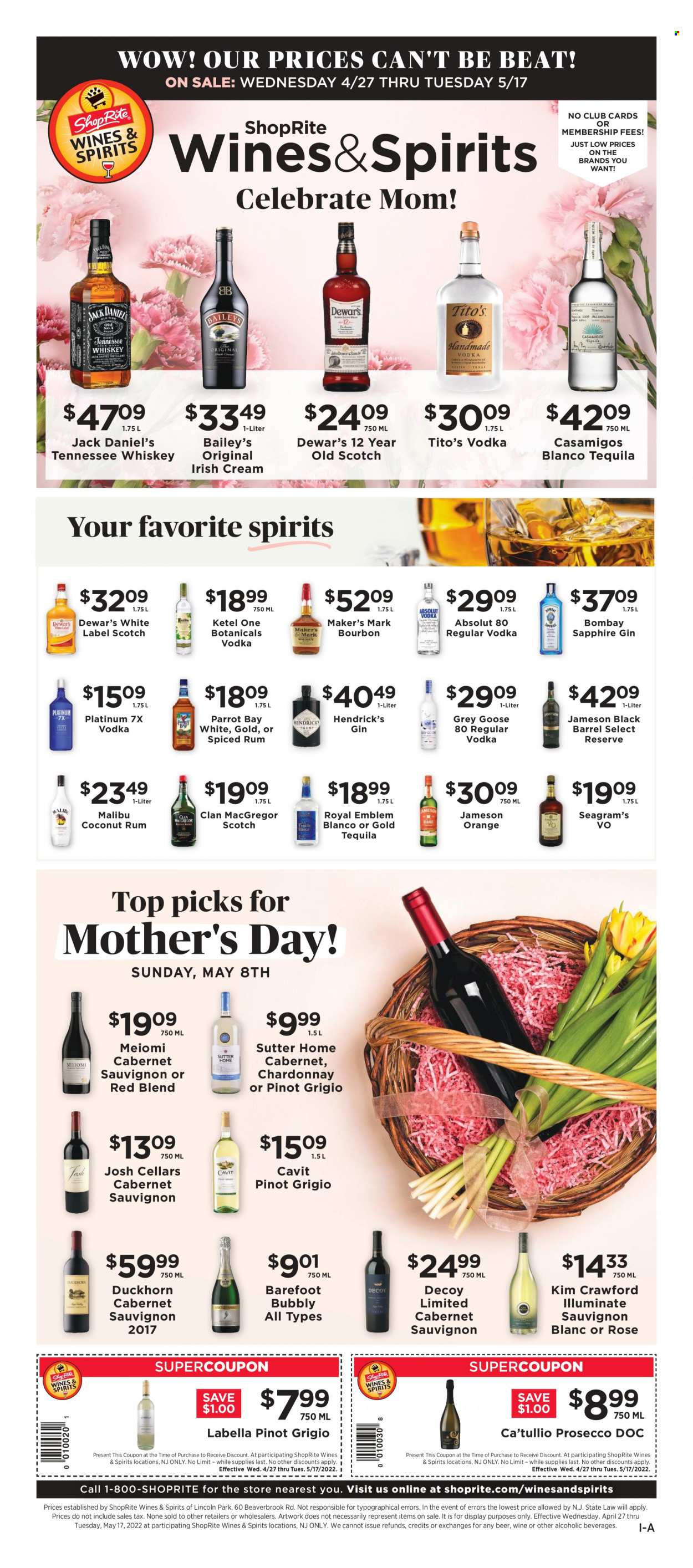 ShopRite ad - 04/27/2022 - 05/17/2022. Page 1