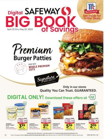 Safeway Flyer - 04/25/2022 - 05/22/2022.