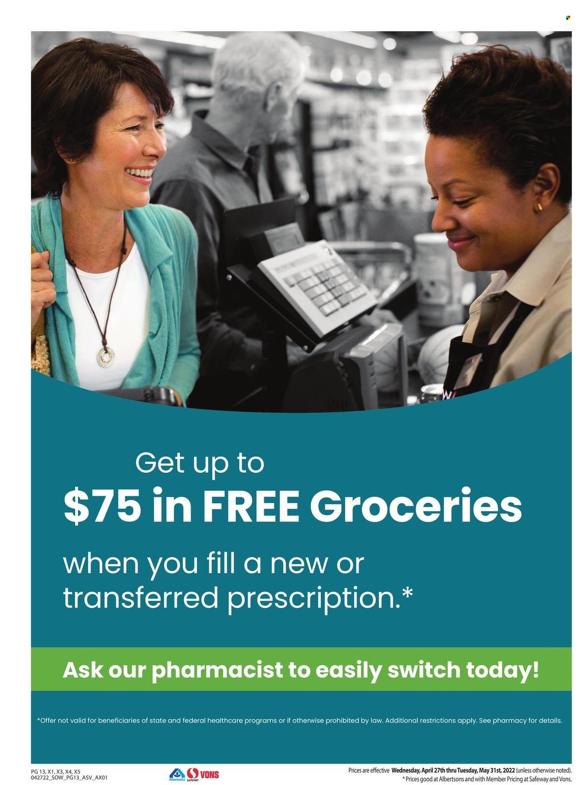 Safeway ad - 04/27/2022 - 05/31/2022. Page 13
