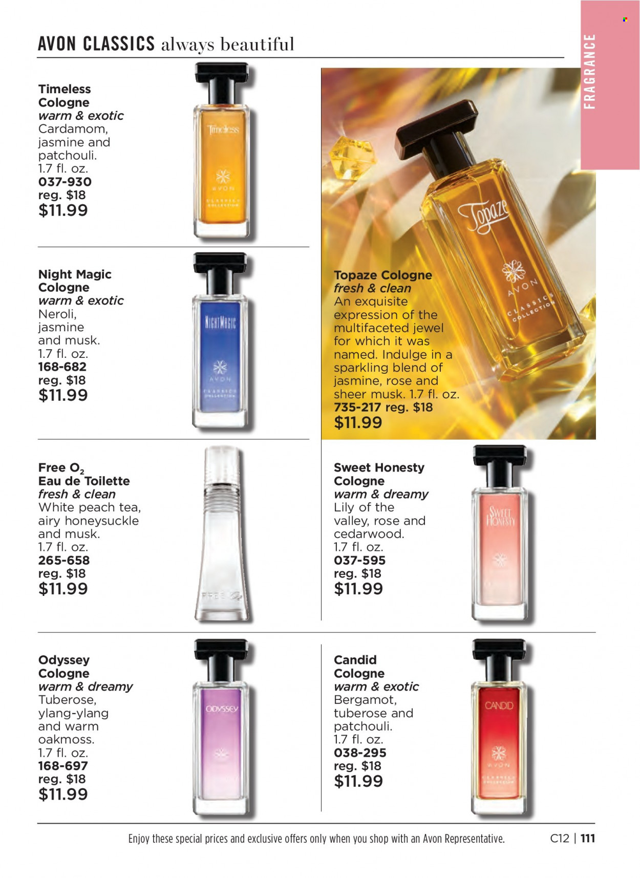 thumbnail - Avon Flyer - 05/11/2022 - 05/24/2022 - Sales products - Avon, eau de parfum, eau de toilette, cologne. Page 111.