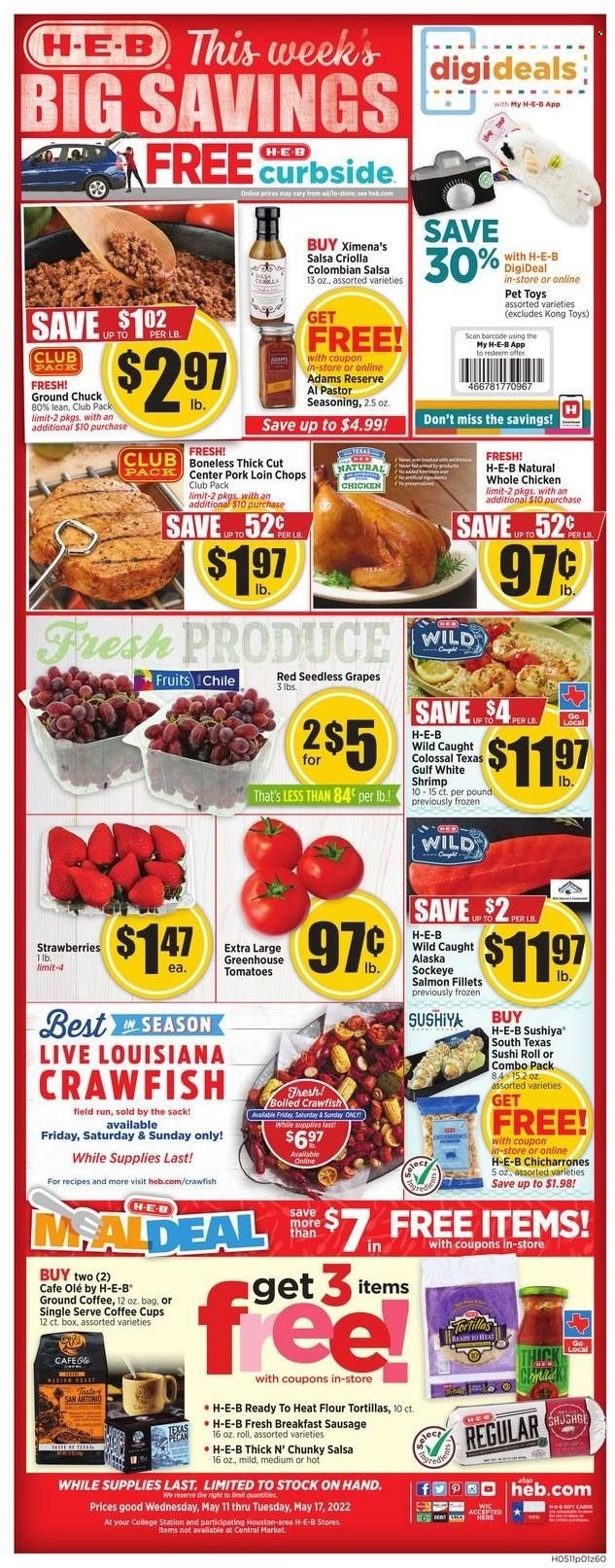 H-E-B ad - 05/11/2022 - 05/17/2022. Page 1