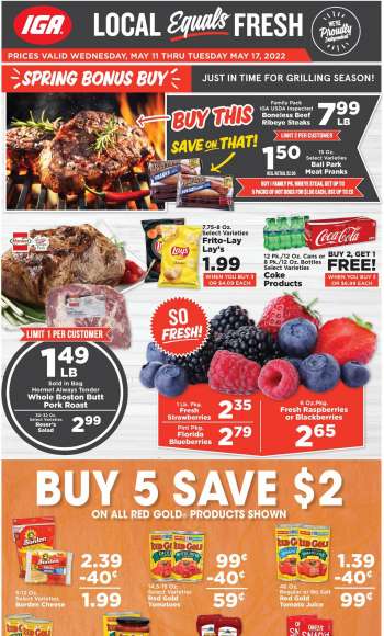 IGA Flyer - 05/11/2022 - 05/17/2022.