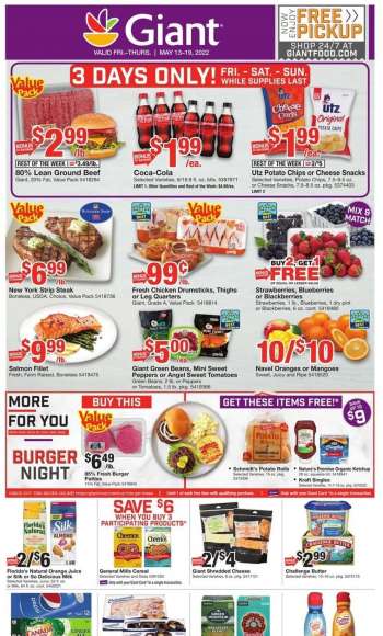 Giant Food Flyer - 05/13/2022 - 05/19/2022.