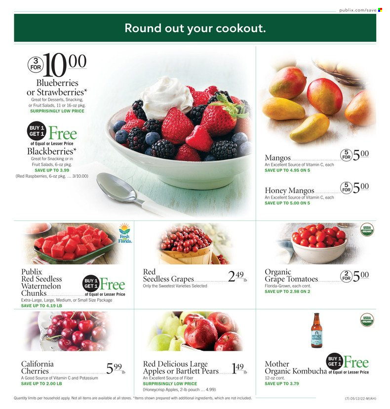 Publix ad - 05/12/2022 - 05/18/2022. Page 7