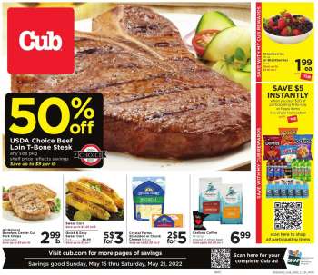 Cub Foods Flyer - 05/15/2022 - 05/21/2022.