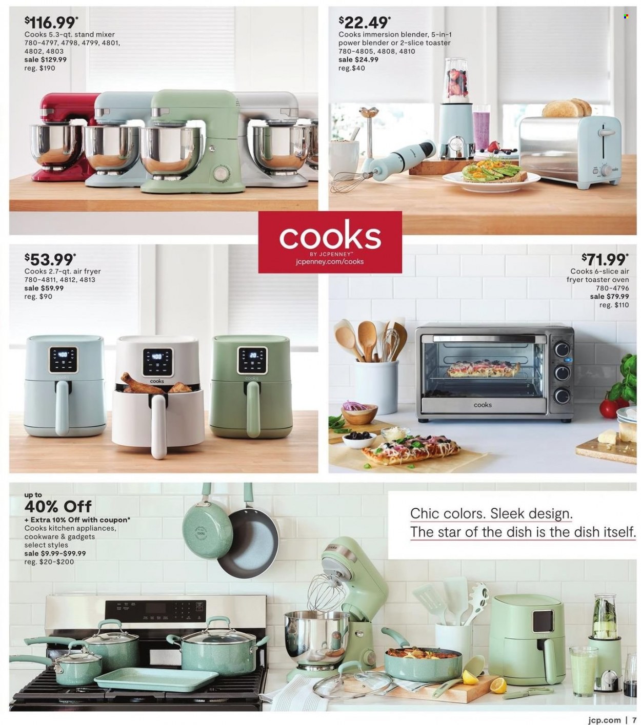 thumbnail - JCPenney Flyer - 05/13/2022 - 05/30/2022 - Sales products - cookware set, blender, mixer, stand mixer, air fryer. Page 8.
