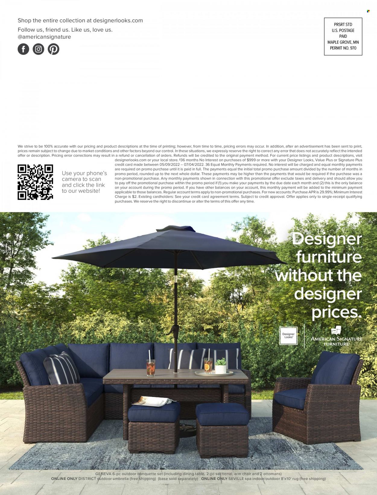 thumbnail - Value City Furniture Flyer - Sales products - dining table, table, chair, arm chair. Page 36.