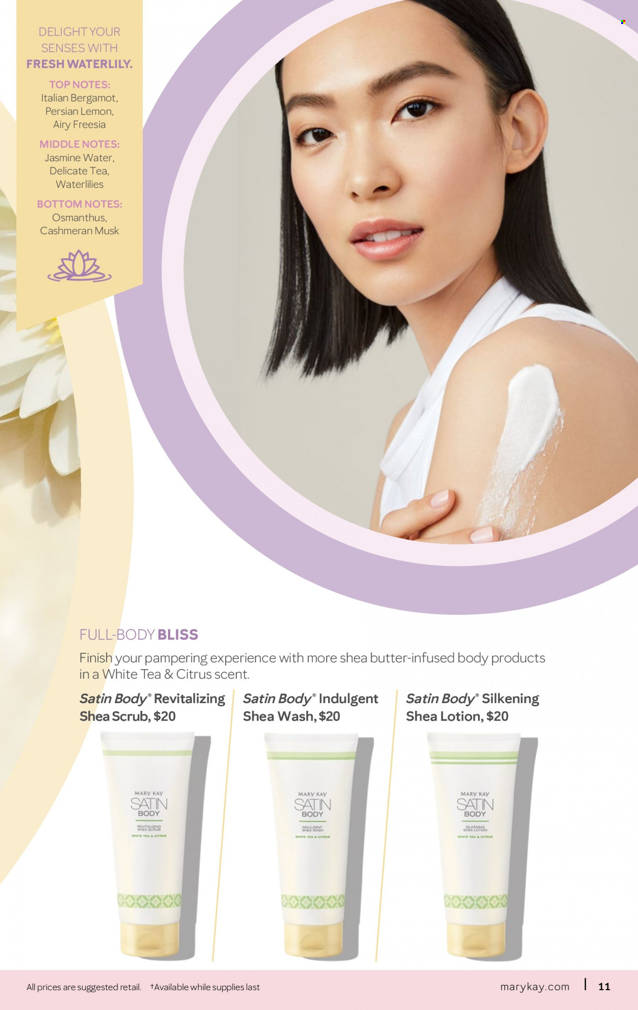 thumbnail - Mary Kay Flyer - 05/16/2022 - 08/15/2022 - Sales products - body lotion, shea butter. Page 11.