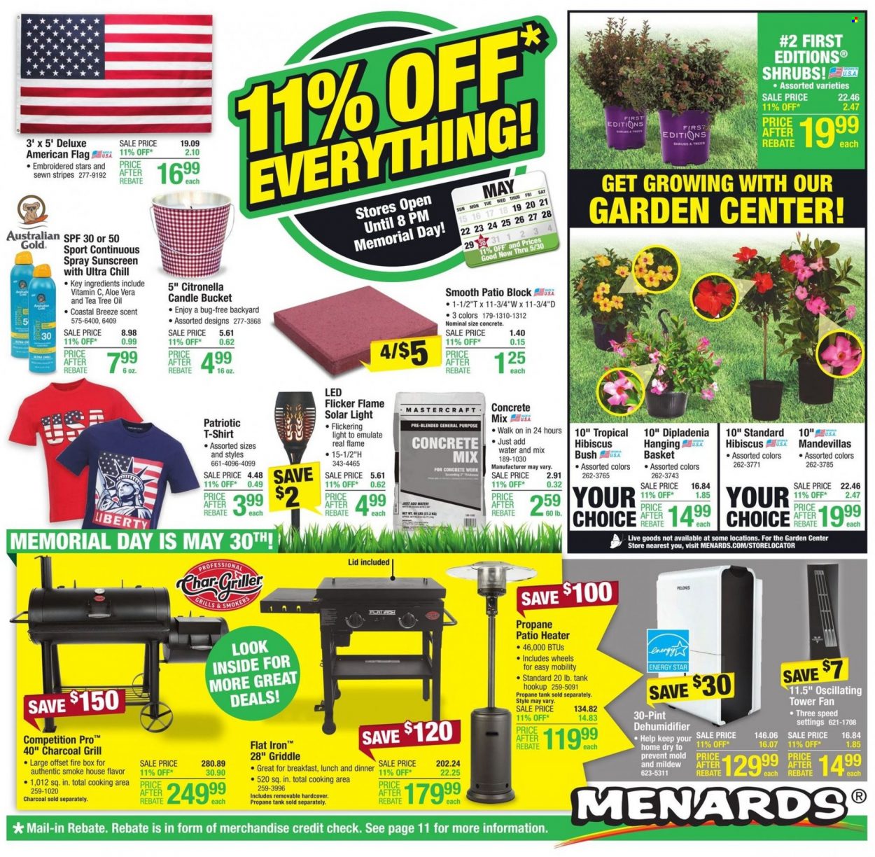 Menards ad - 05/18/2022 - 05/30/2022. Page 1