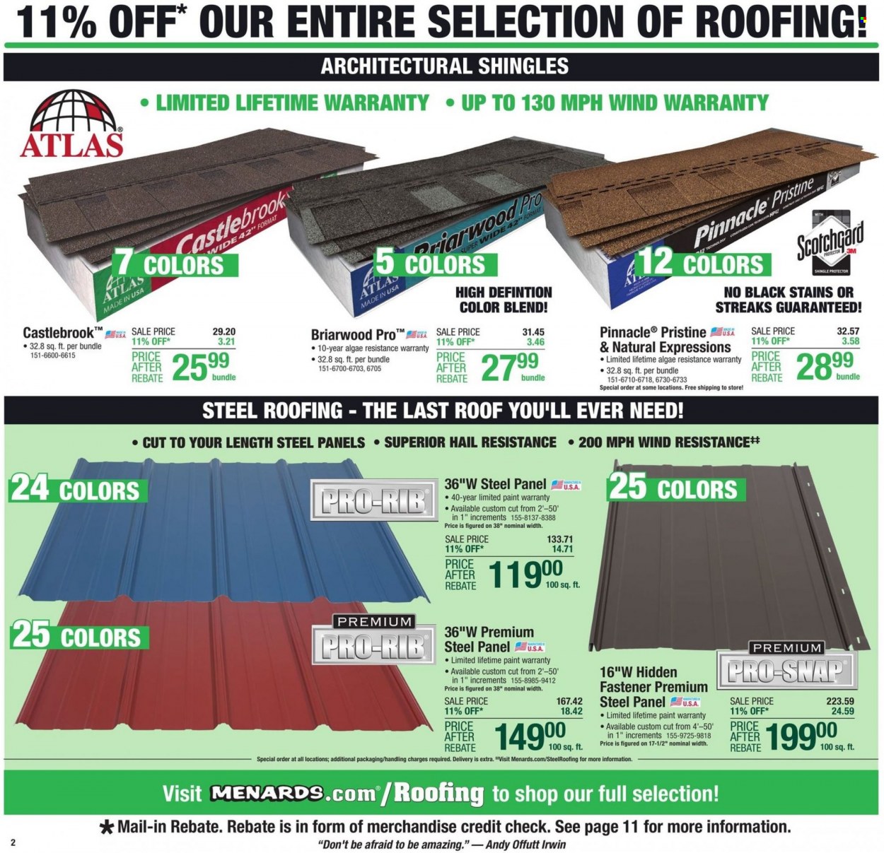 Menards ad - 05/18/2022 - 05/30/2022. Page 2