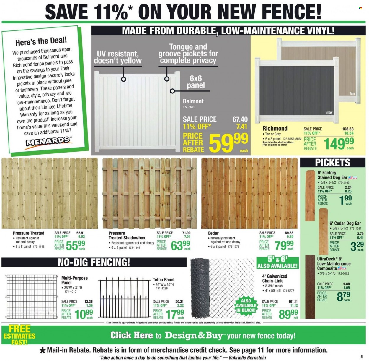 Menards ad - 05/18/2022 - 05/30/2022. Page 5