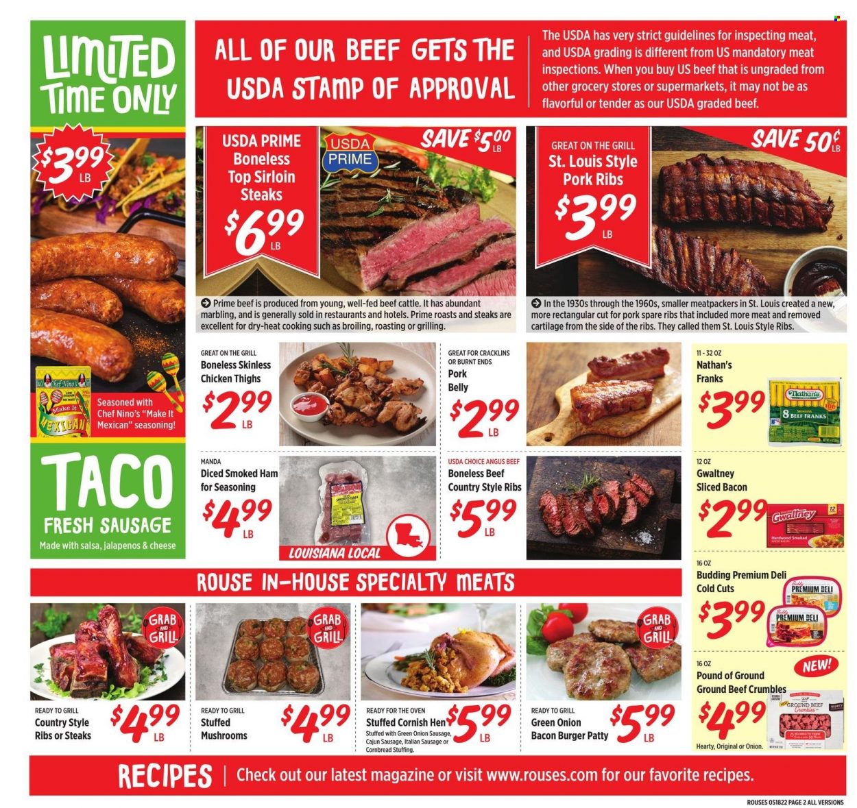 Rouses Markets ad - 05/18/2022 - 05/25/2022. Page 2