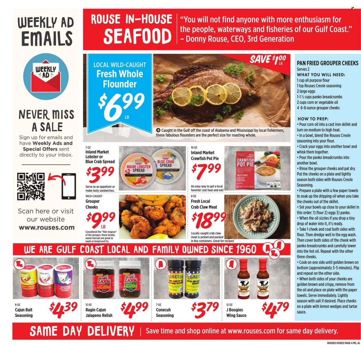 Rouses Markets ad - 05/18/2022 - 05/25/2022. Page 4