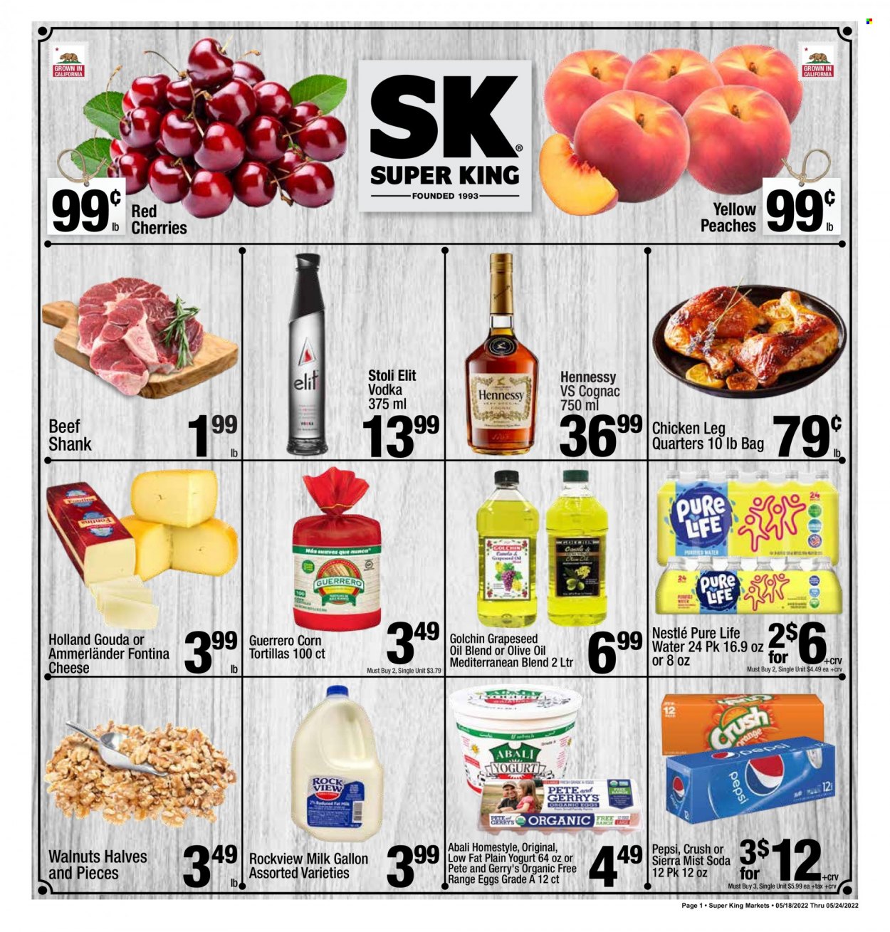 Super King Markets ad - 05/18/2022 - 05/24/2022. Page 1