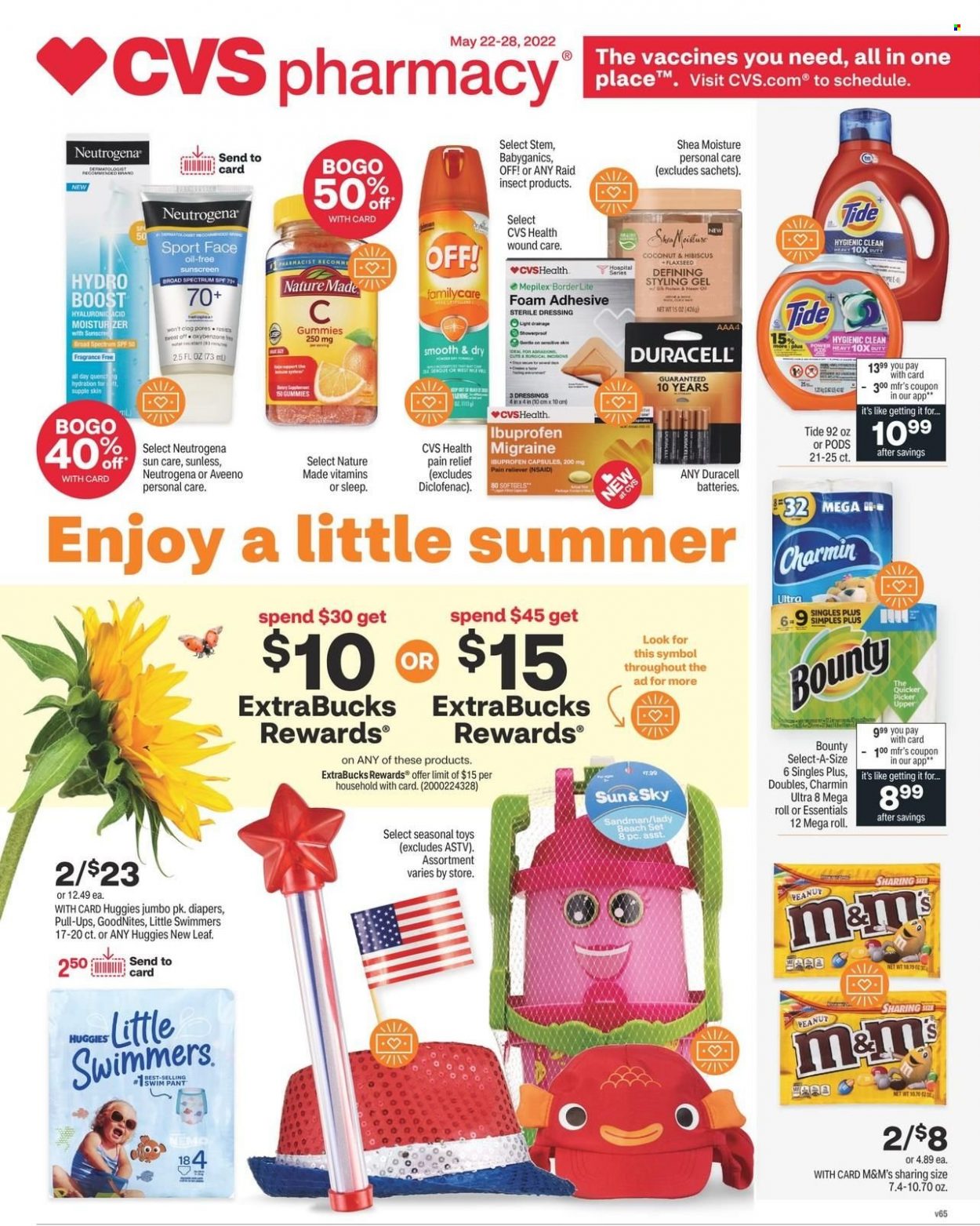 CVS Pharmacy ad - 05/22/2022 - 05/28/2022. Page 1