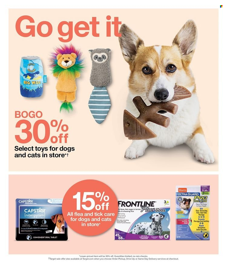 thumbnail - Target Flyer - 05/22/2022 - 05/28/2022 - Sales products - tablet, eggs, Target, cat toy, dog toy, toys. Page 34.