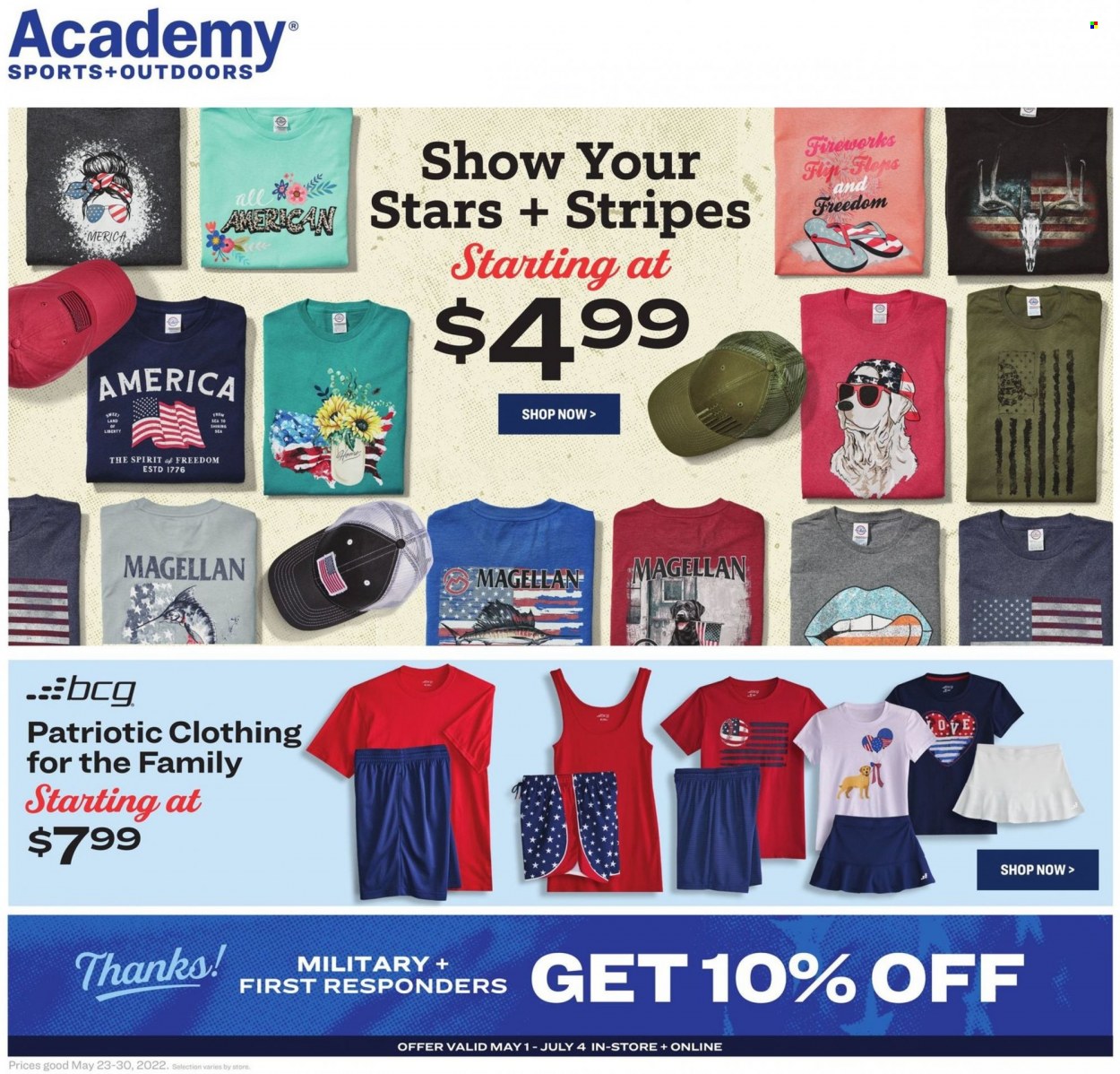 thumbnail - Academy Sports + Outdoors Flyer - 05/23/2022 - 05/30/2022 - Sales products - Magellan. Page 1.