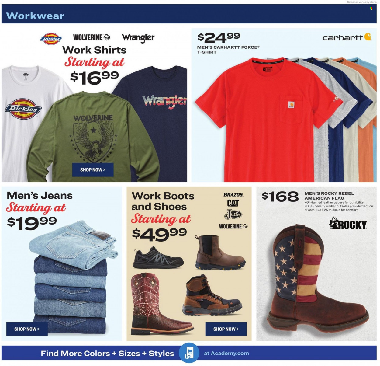thumbnail - Academy Sports + Outdoors Flyer - 05/23/2022 - 05/30/2022 - Sales products - boots, shoes, jeans, t-shirt. Page 9.