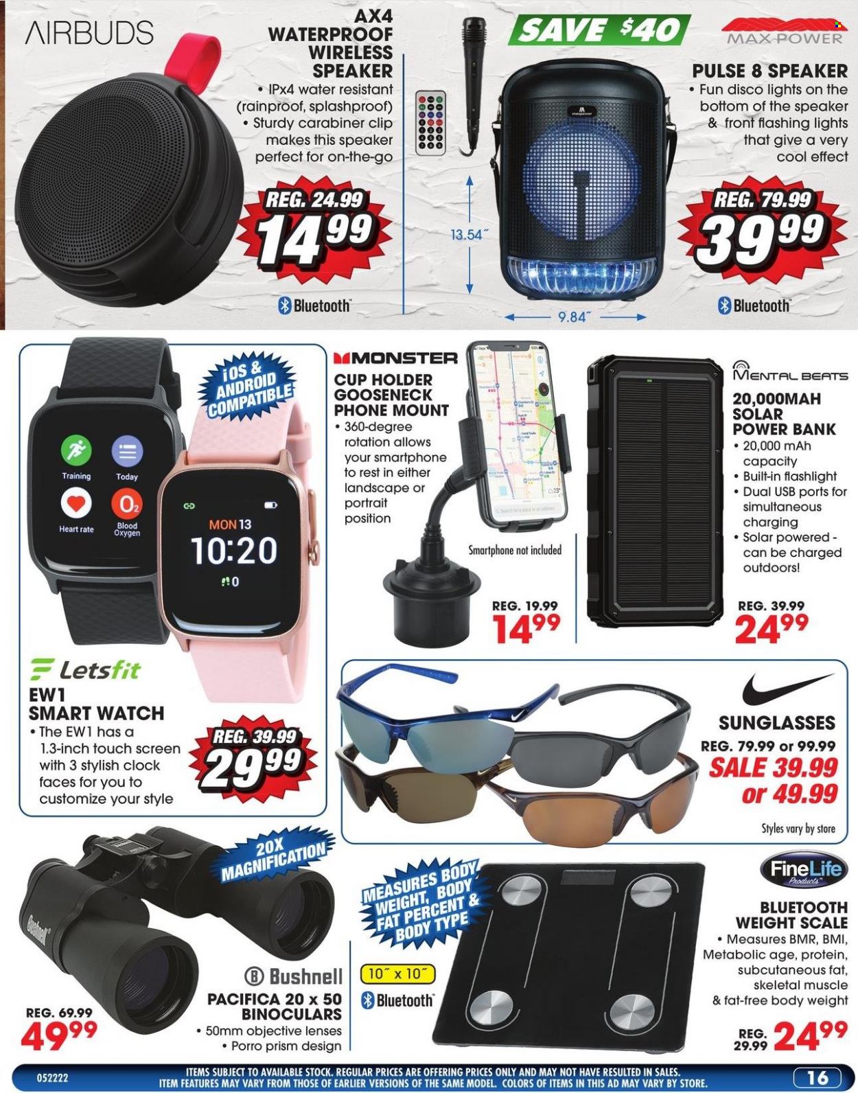 thumbnail - Big 5 Flyer - 05/22/2022 - 05/30/2022 - Sales products - cup, scale, speaker, Beats, sunglasses, binoculars. Page 17.