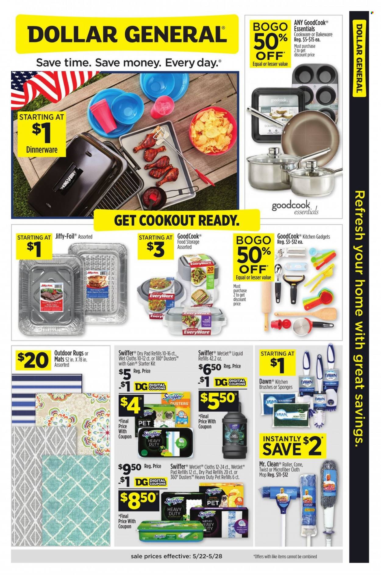 Dollar General ad - 05/22/2022 - 05/28/2022. Page 1
