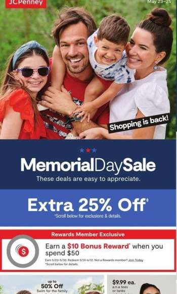JCPenney Flyer - 05/23/2022 - 05/25/2022.