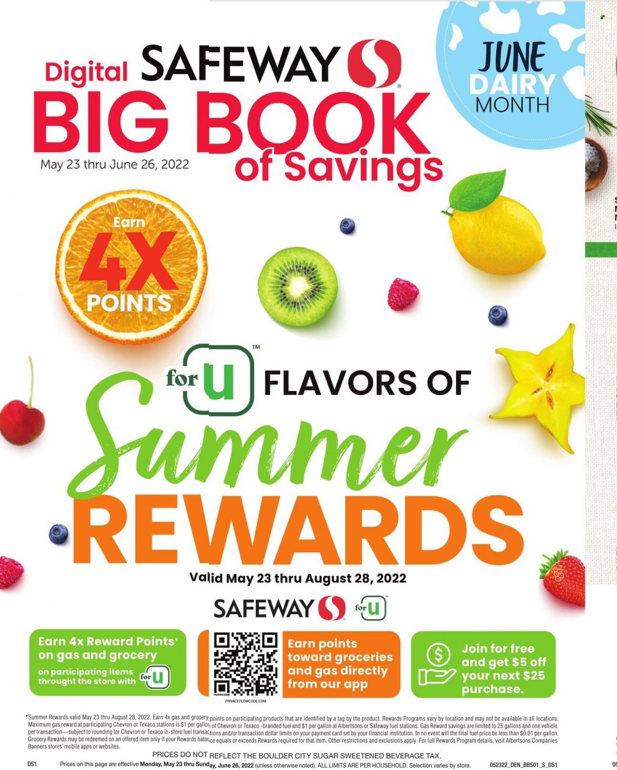 Safeway ad - 05/23/2022 - 06/26/2022. Page 1