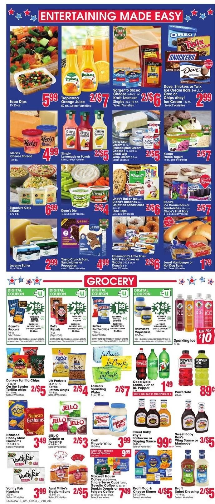 Jewel Osco ad - 05/25/2022 - 05/31/2022. Page 3
