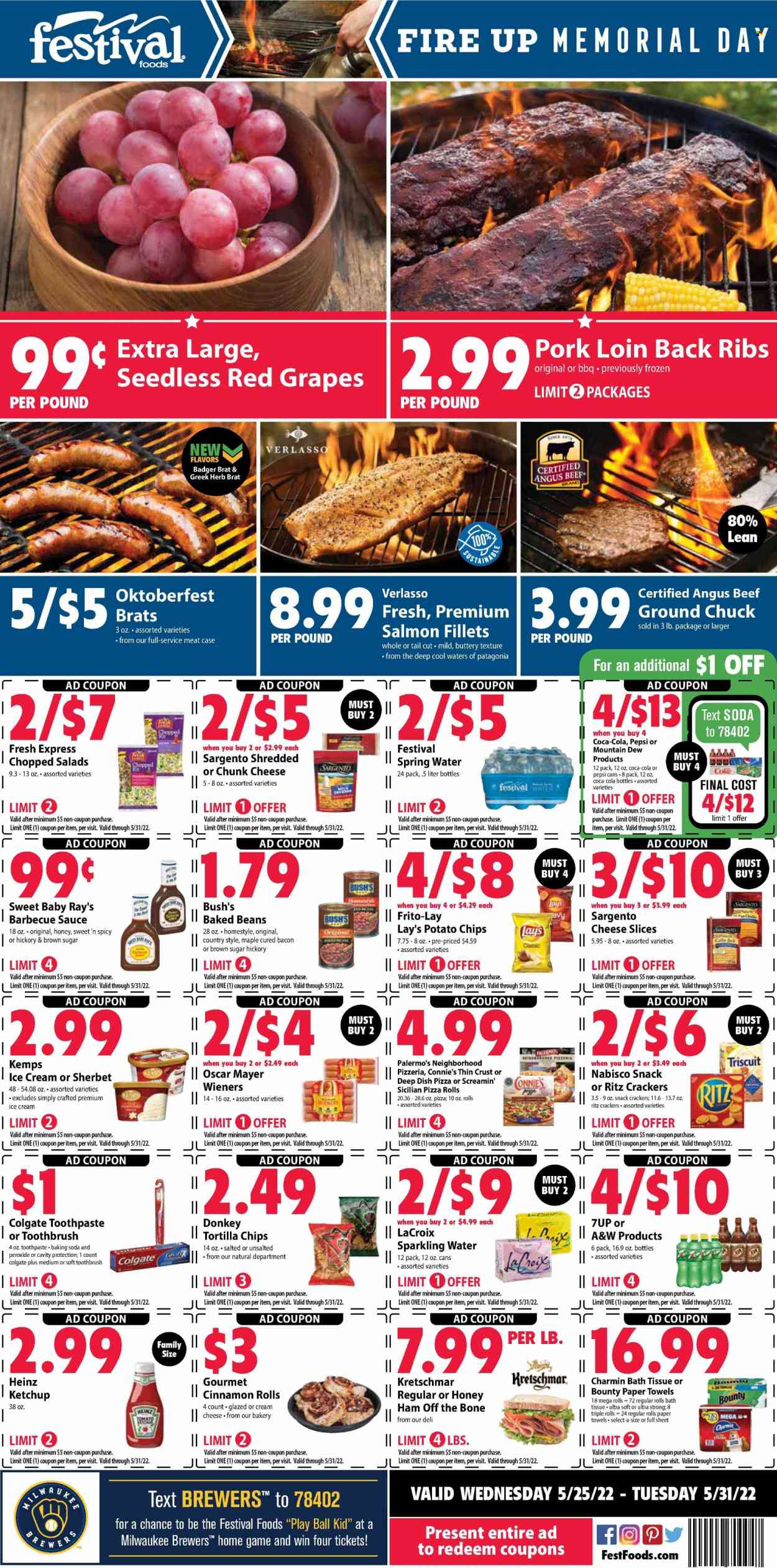 Festival Foods ad - 05/25/2022 - 05/31/2022. Page 1