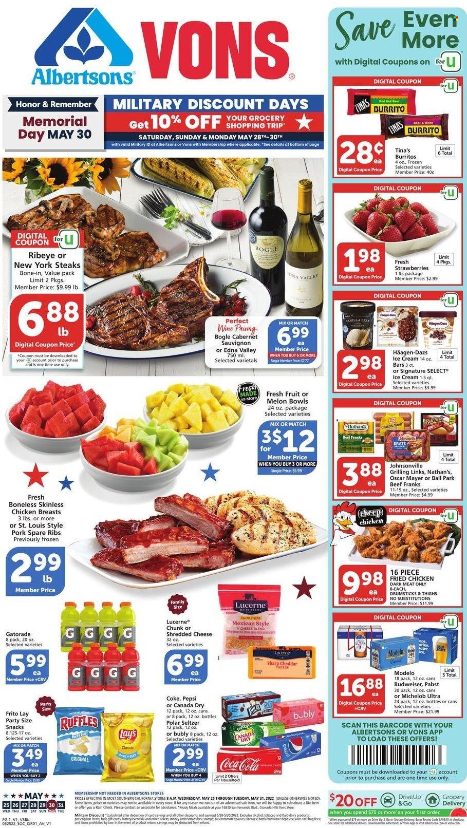 Albertsons ad - 05/25/2022 - 05/31/2022. Page 1