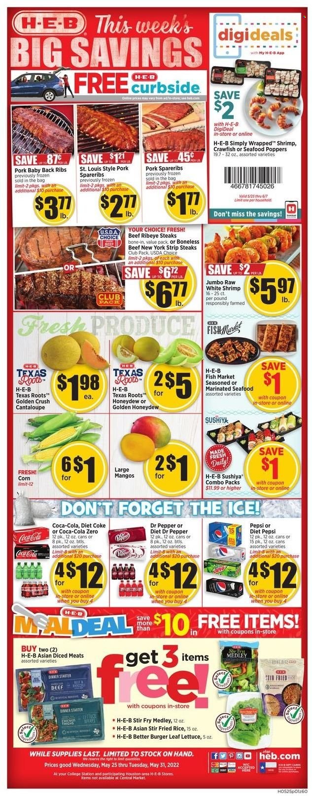 H-E-B ad - 05/25/2022 - 05/31/2022. Page 1