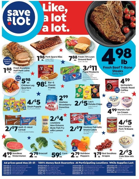 Save a Lot ad - 05/25/2022 - 05/31/2022. Page 1