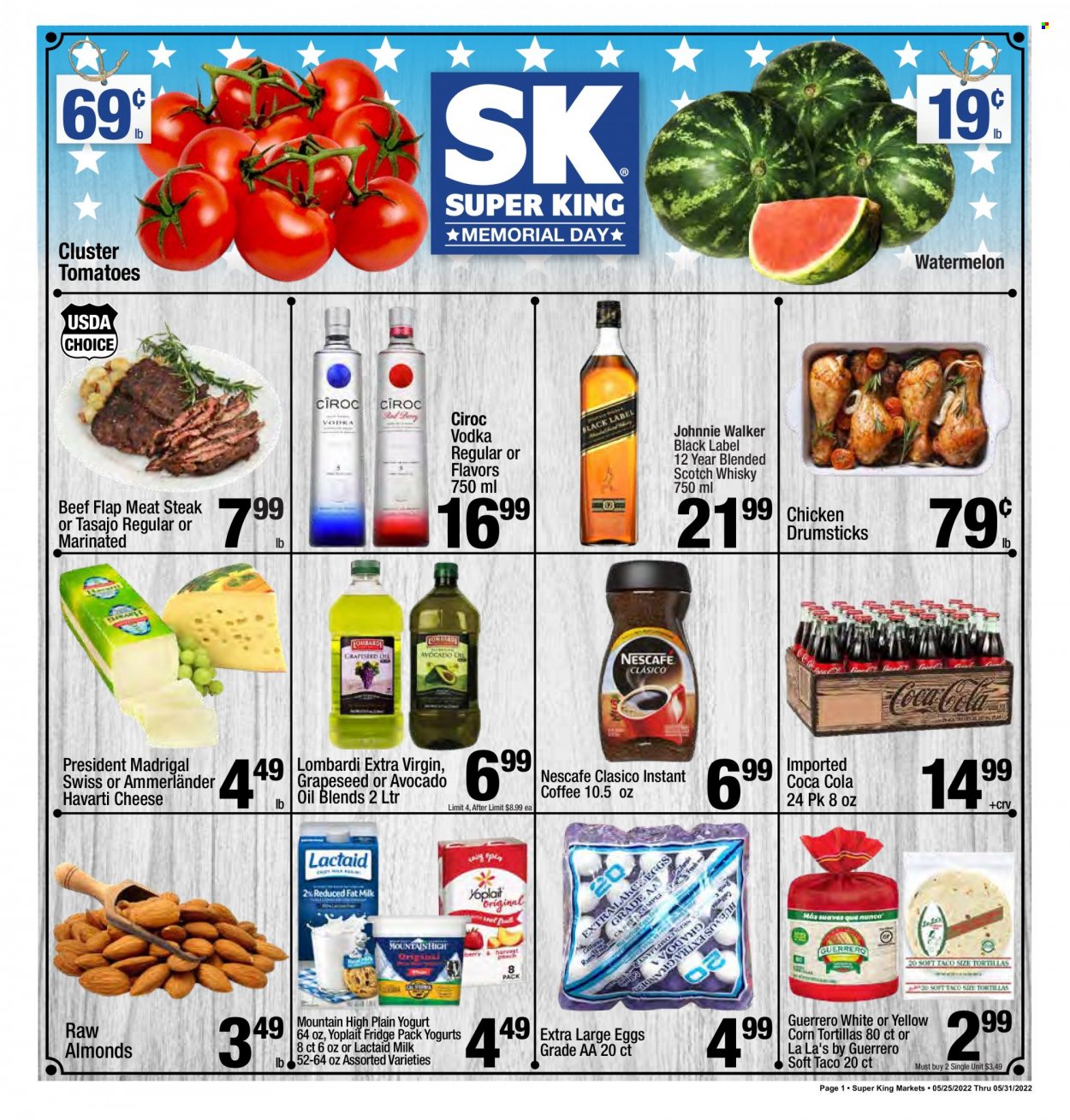 Super King Markets ad - 05/25/2022 - 05/31/2022. Page 1