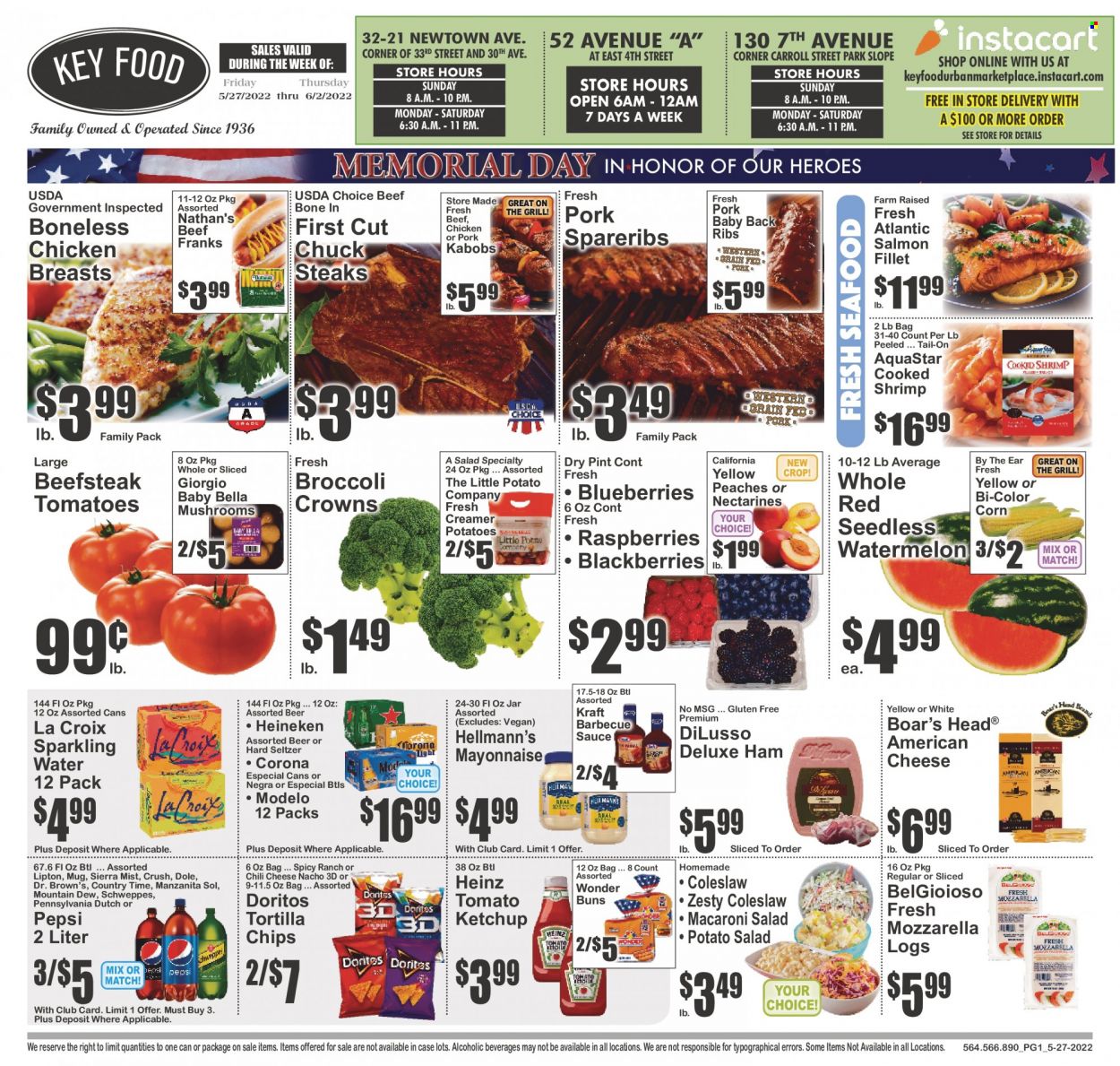 Key Food ad - 05/27/2022 - 06/02/2022. Page 1