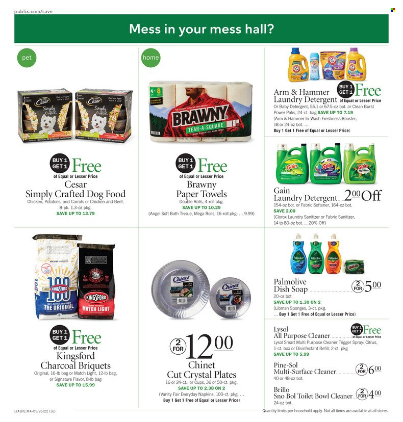 Publix ad - 05/26/2022 - 06/01/2022. Page 16