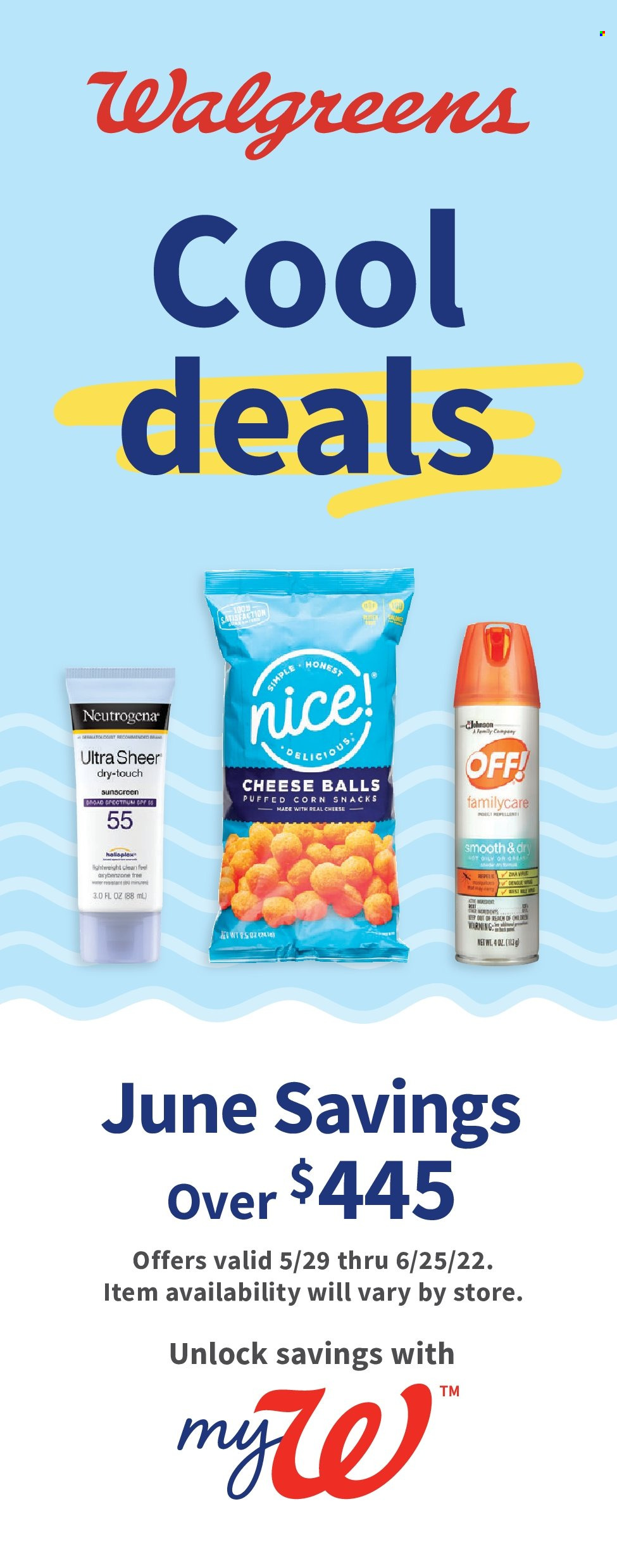 Walgreens ad - 05/29/2022 - 06/25/2022. Page 1