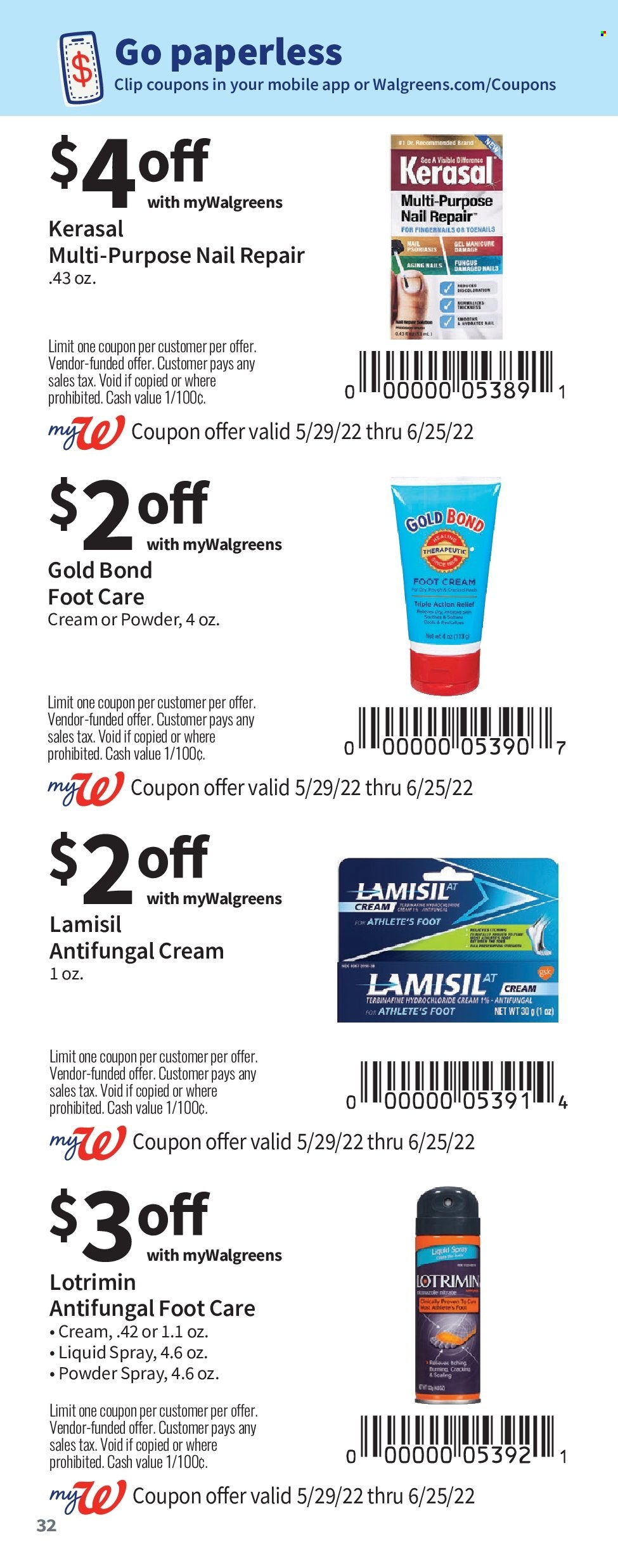 Walgreens ad - 05/29/2022 - 06/25/2022. Page 32