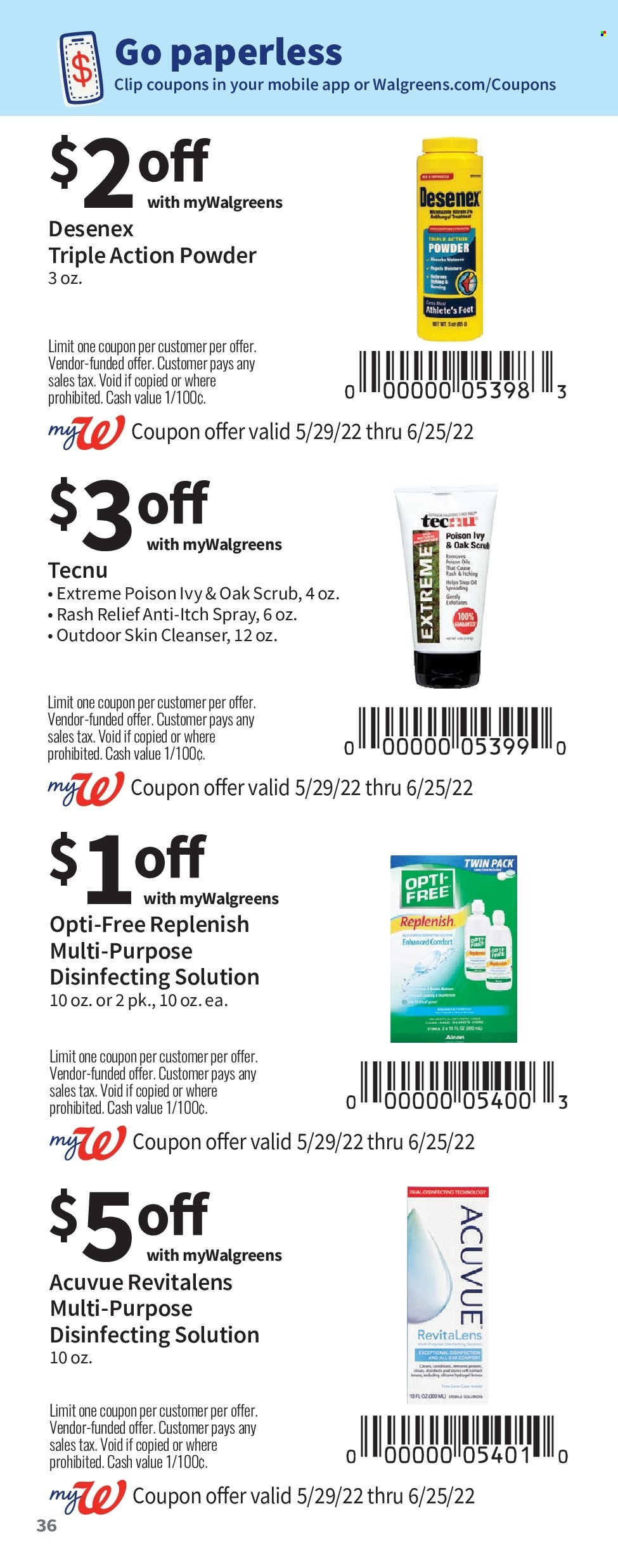 Walgreens ad - 05/29/2022 - 06/25/2022. Page 36