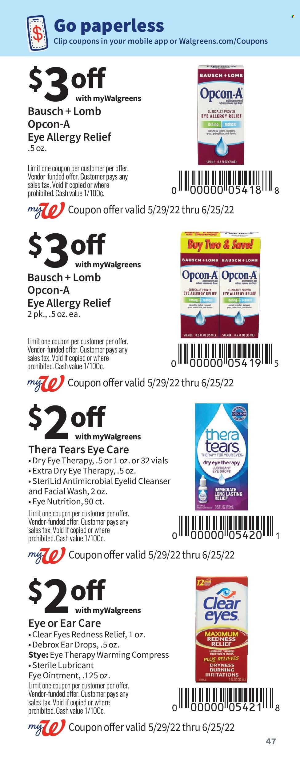 Walgreens ad - 05/29/2022 - 06/25/2022. Page 47