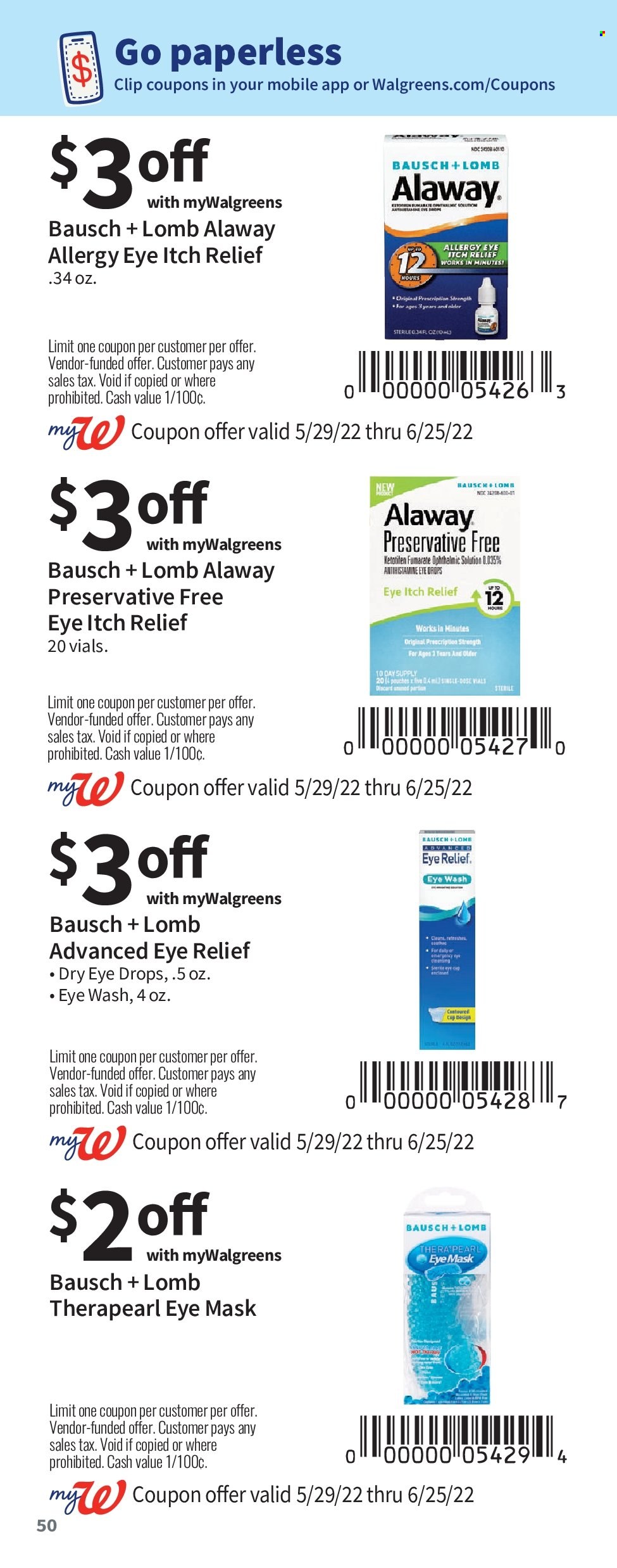 Walgreens ad - 05/29/2022 - 06/25/2022. Page 50