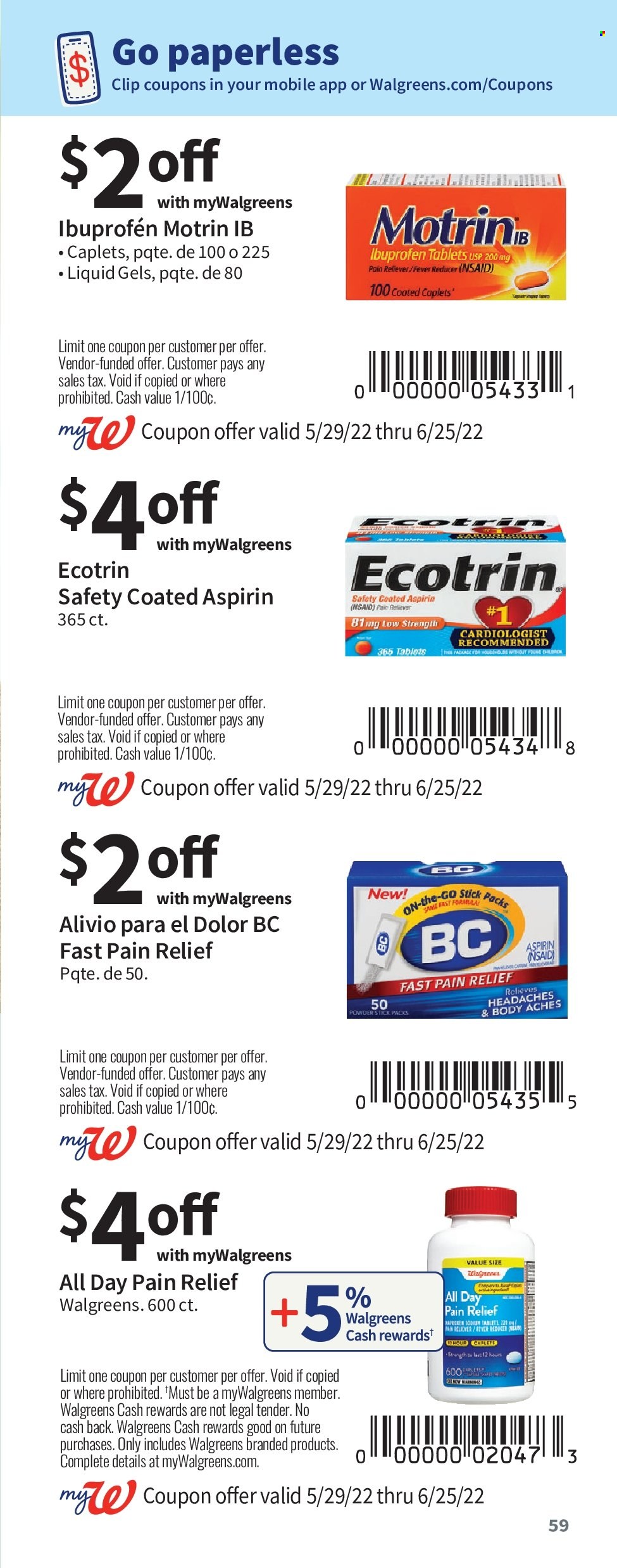 Walgreens ad - 05/29/2022 - 06/25/2022. Page 59
