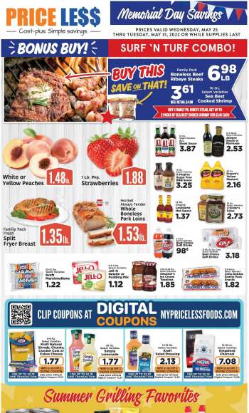 Price Less Foods Flyer - 05/25/2022 - 05/31/2022.