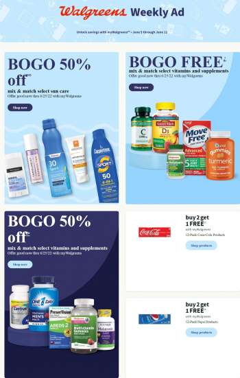 Walgreens Flyer - 06/05/2022 - 06/11/2022.