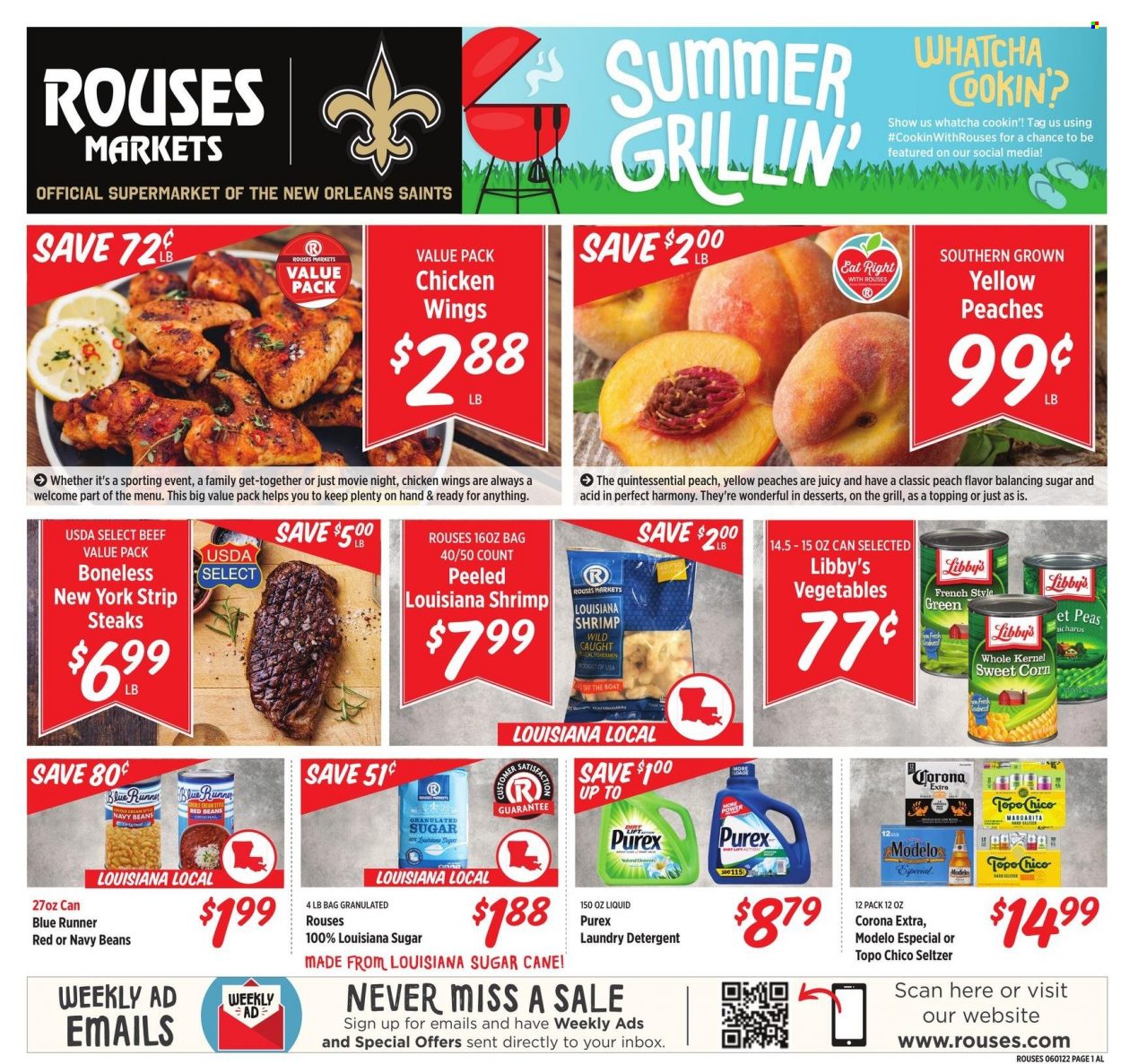 Rouses Markets ad - 06/01/2022 - 06/08/2022. Page 1