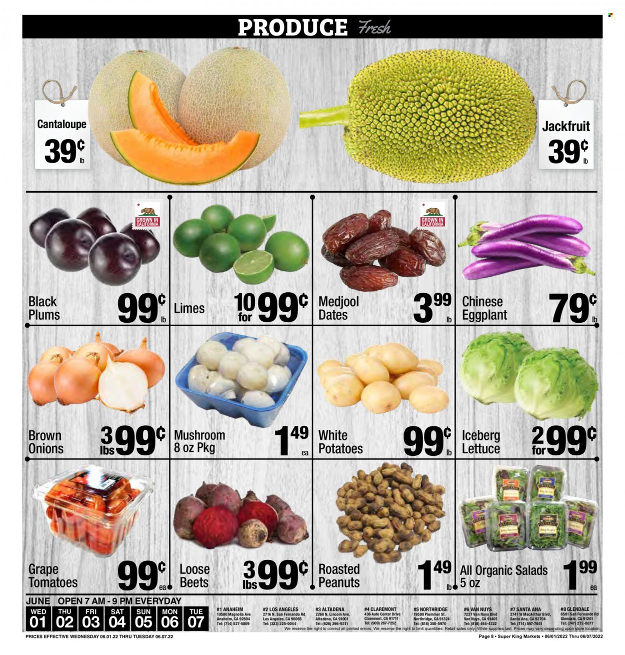 Super King Markets ad - 06/01/2022 - 06/07/2022. Page 8