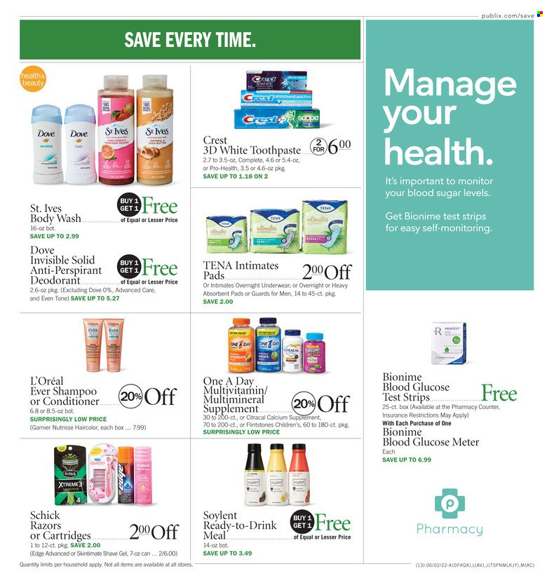 Publix ad - 06/02/2022 - 06/08/2022. Page 13