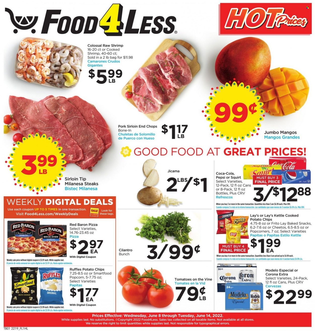 Food 4 Less ad - 06/08/2022 - 06/14/2022. Page 1