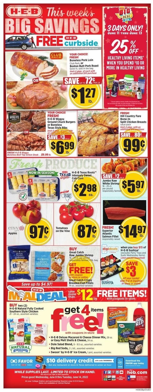 H-E-B ad - 06/08/2022 - 06/14/2022. Page 1